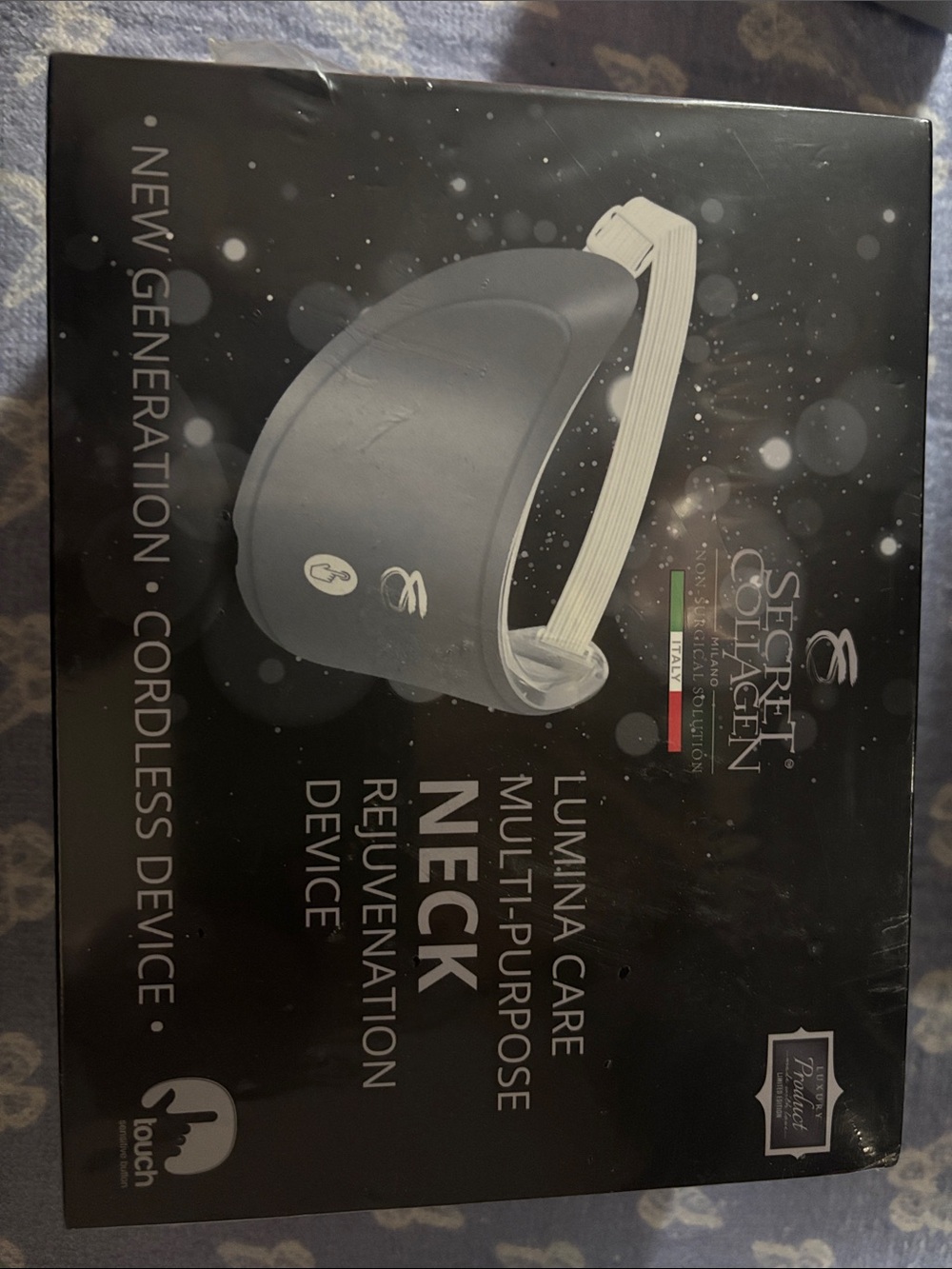 Secret Collagen LuminaCare Multi-Purpose Neck Rejuvenation Device - Gray 7 light